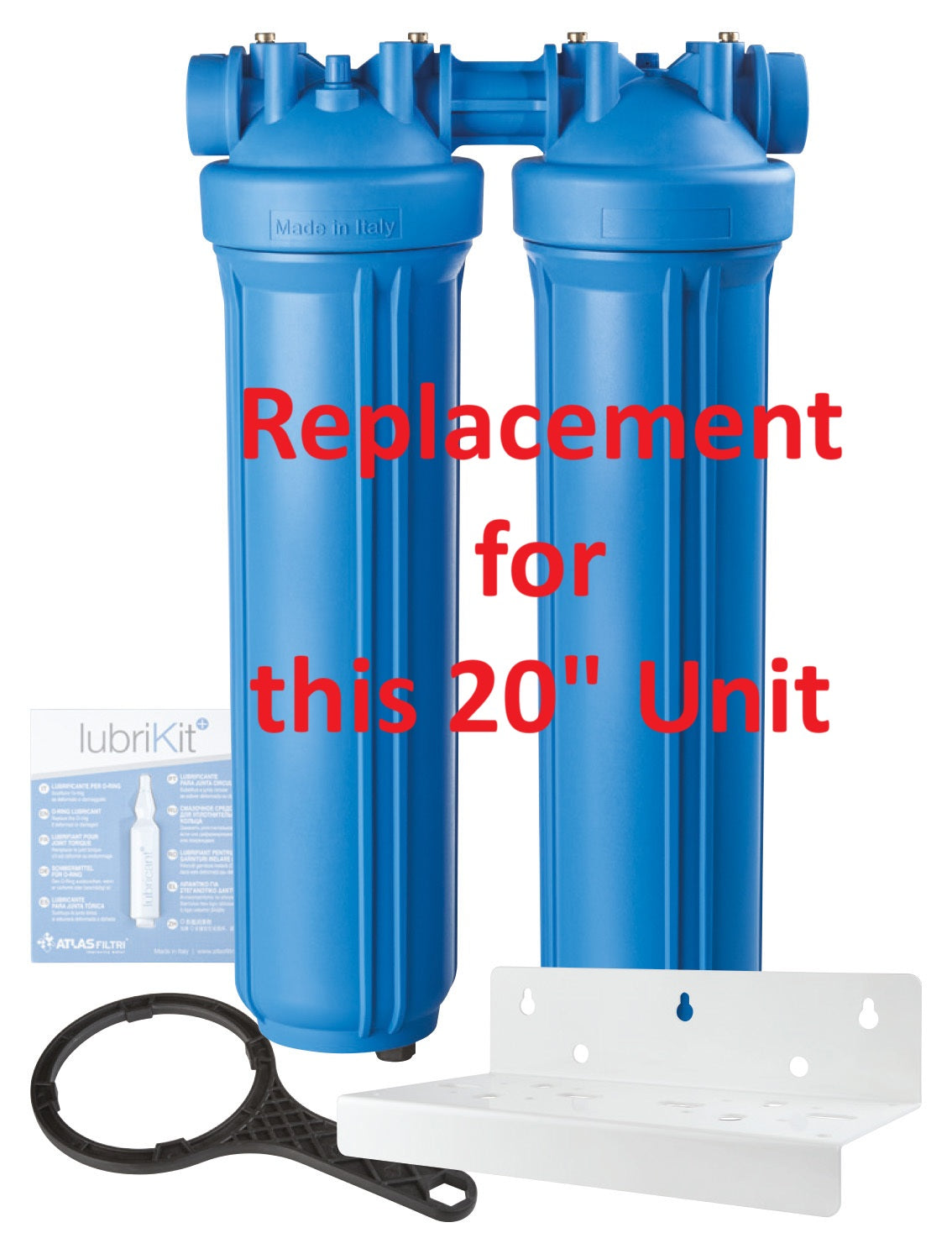 AntiScale - NO SALT Softening - Sediment 20" Cartridge Filter