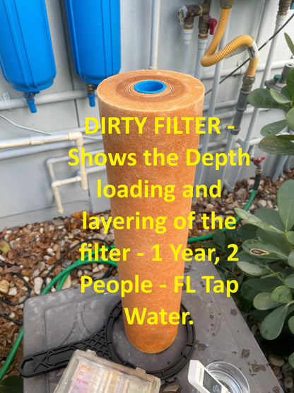 AntiScale - NO SALT Softening - Sediment 20" Cartridge Filter